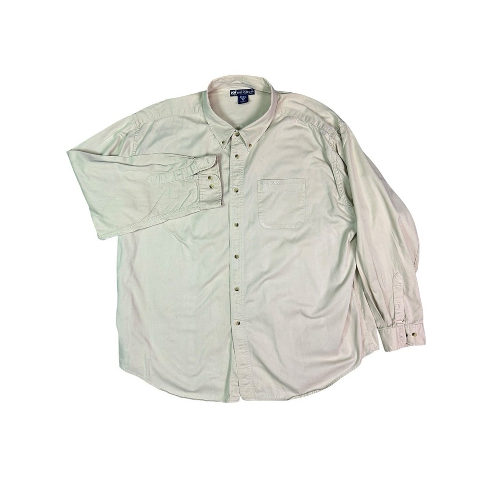 Big Dogs Long Sleeve Button-up Men's Size 4X Cotton Shirt